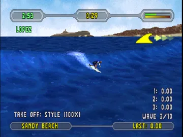 Championship Surfer (US) screen shot game playing